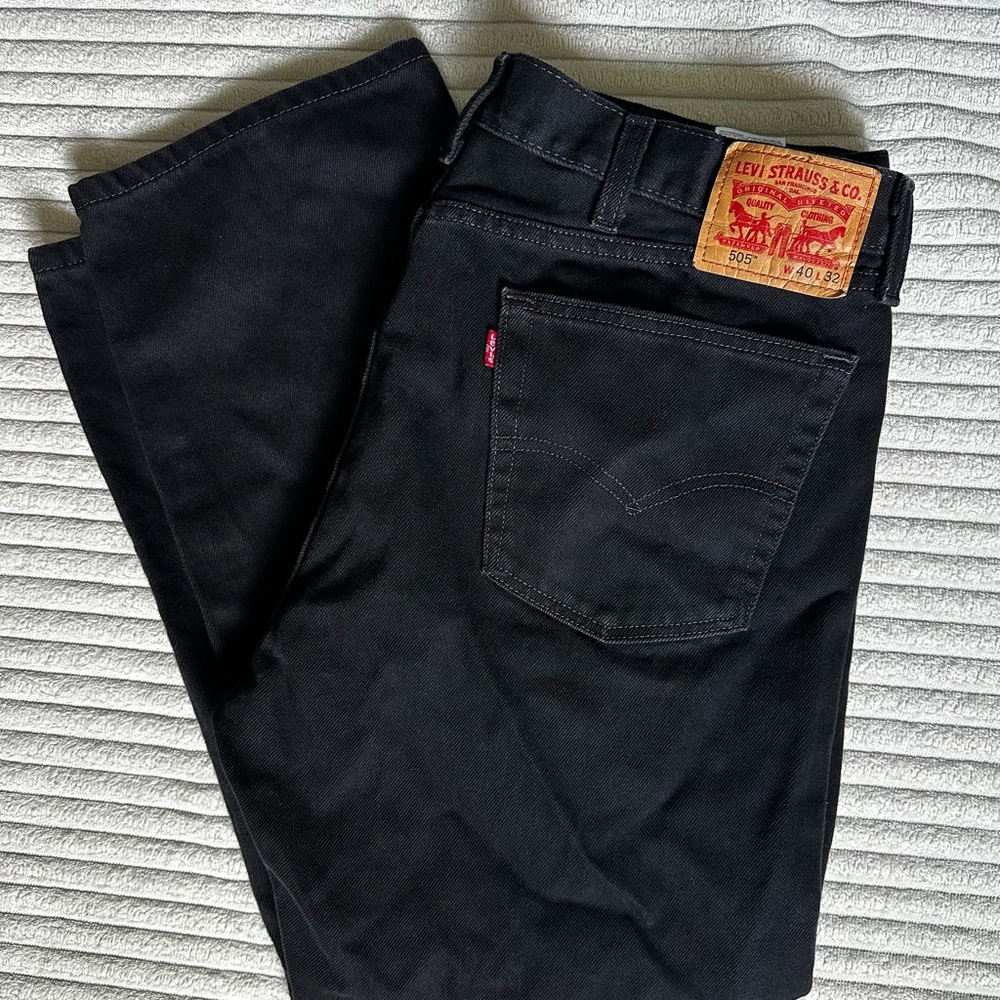 Men’s Levi's 505s - Black Jeans